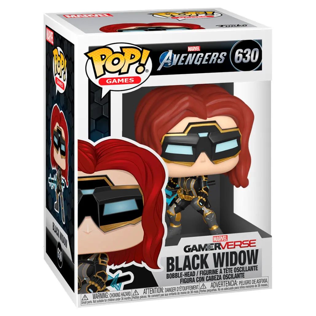 POP figure Marvel Avengers Game Black Widow Stark Tech Suit product photo