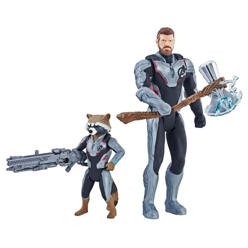 Marvel Avengers Thor and Raccoon set figures product photo