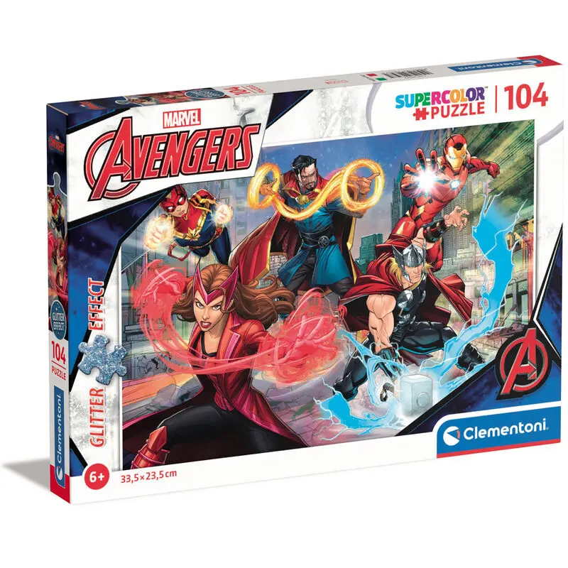 Marvel Avengers Glitter Effect puzzle 104pcs product photo