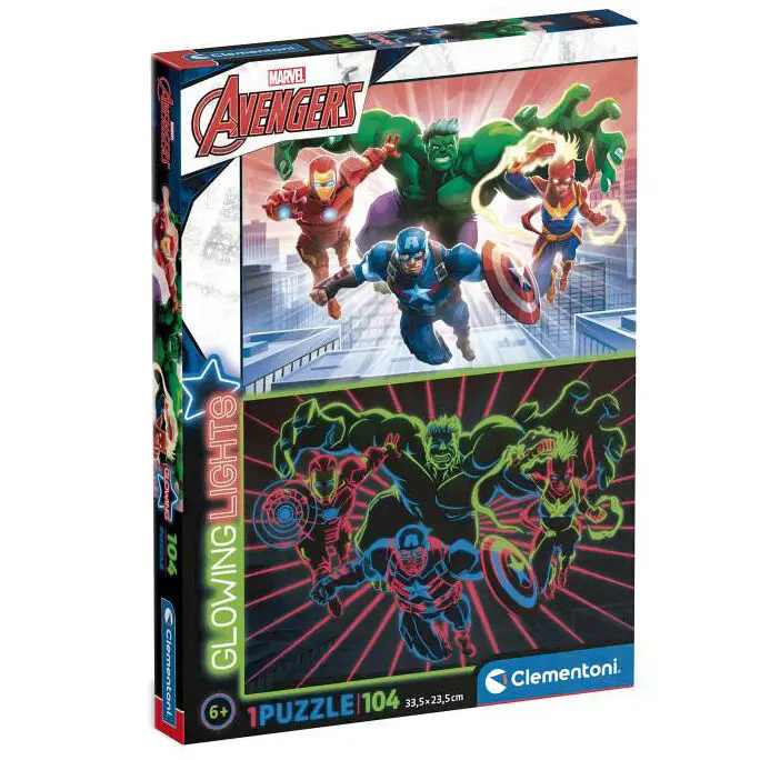 Marvel Avengers Glowing puzzle 104pcs termékfotó