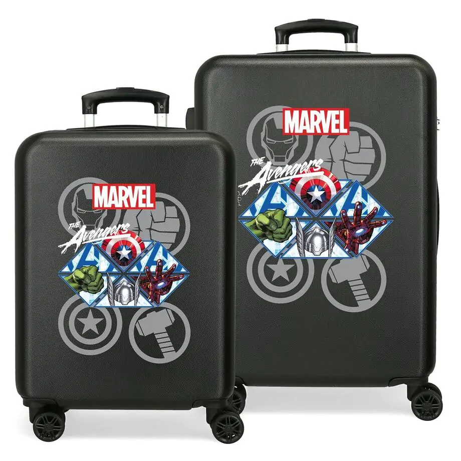 Marvel Avengers Heroes ABS pack 2 trolley suitcases product photo