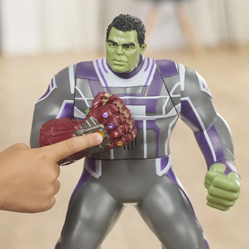 Spanish Marvel Avengers Hulk Power Punch figure 35cm product photo