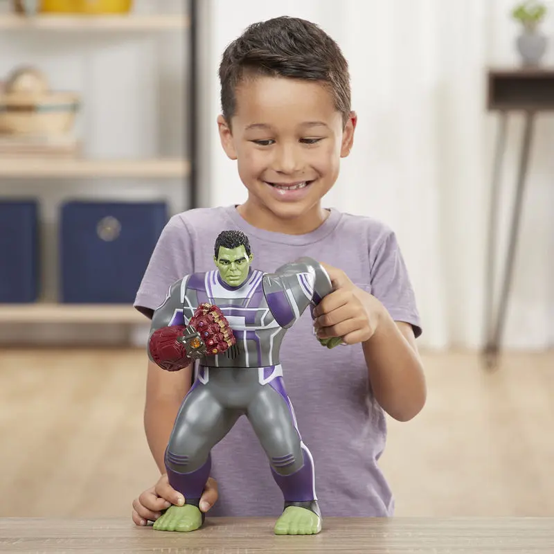 Spanish Marvel Avengers Hulk Power Punch figure 35cm product photo