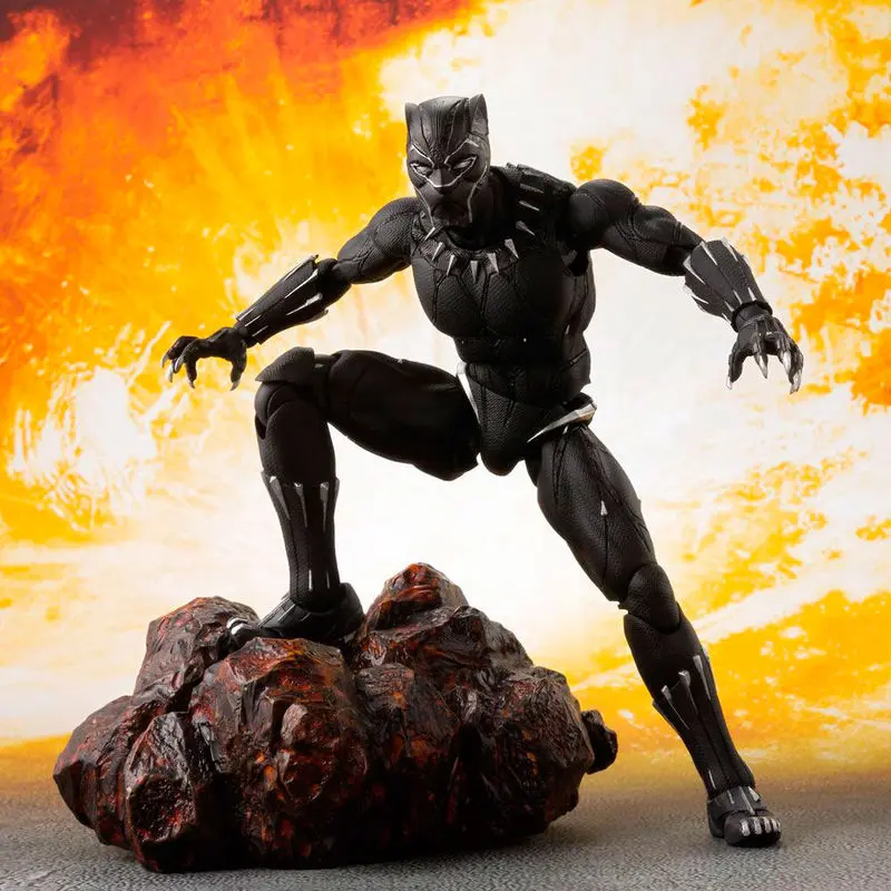 Marvel Avengers Infinity War Black Panther Effect Rock articulated figure 16cm product photo