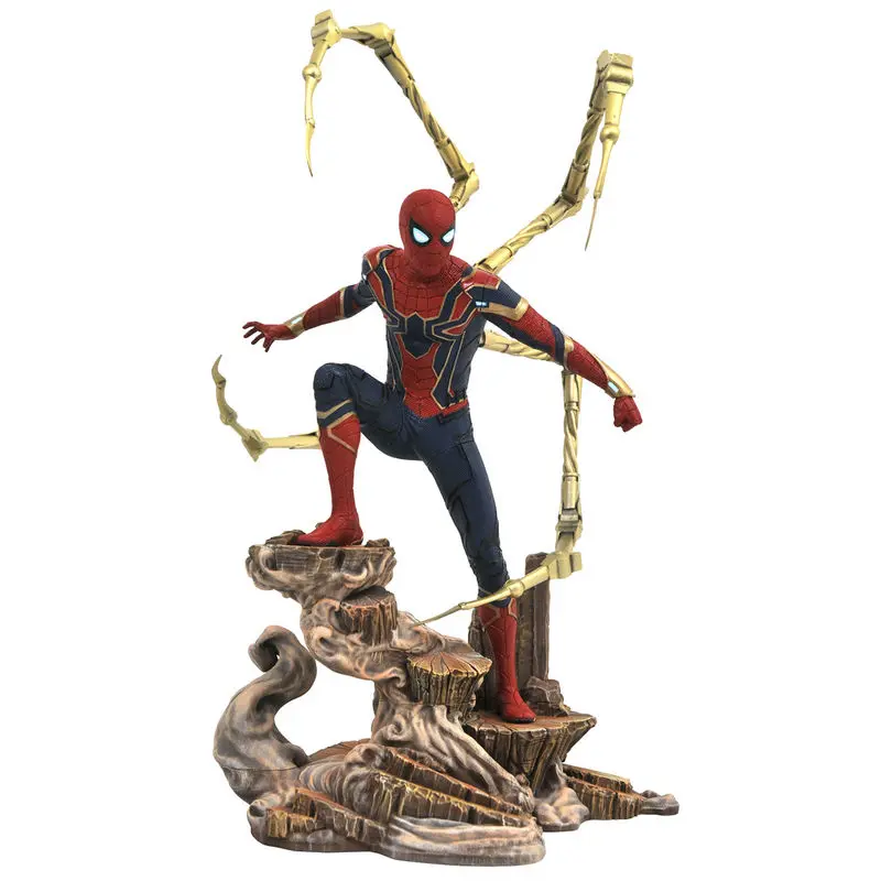 Avengers Infinity War Marvel Movie Gallery PVC Statue Iron Spider-Man 23 cm termékfotó