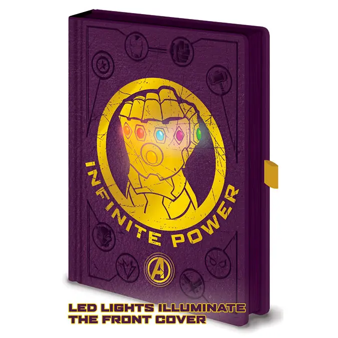 Marvel Avengers Infinity War Thanos A5 notebook with LED lights product photo