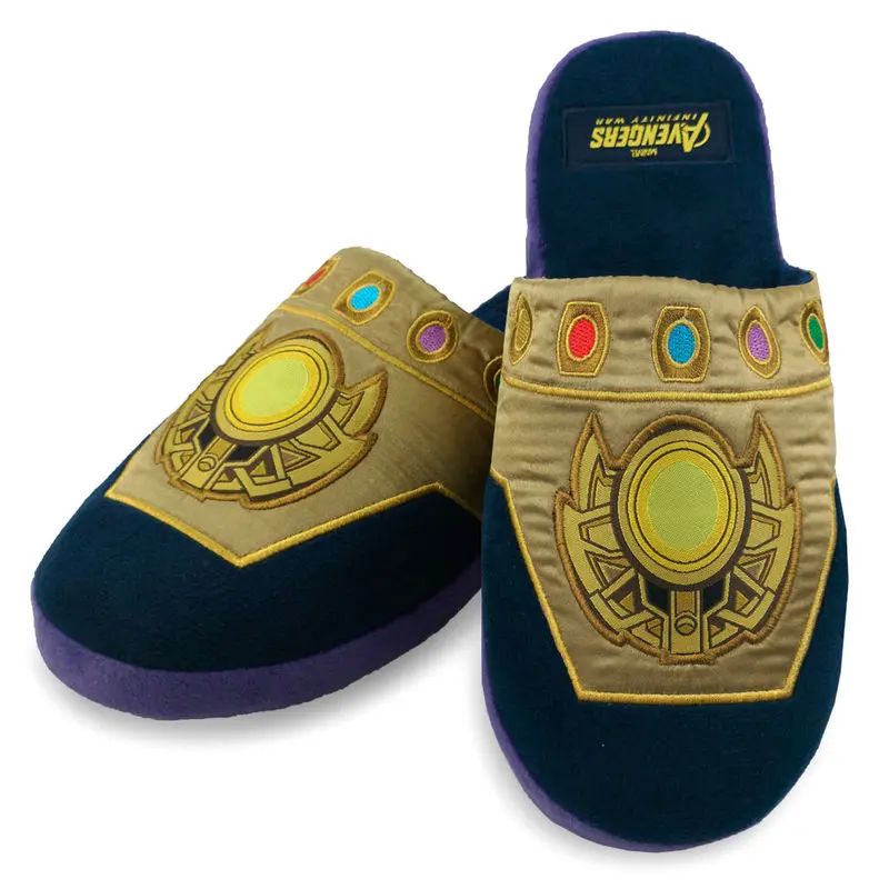 Marvel Avengers Infinity War Thanos mens slippers product photo