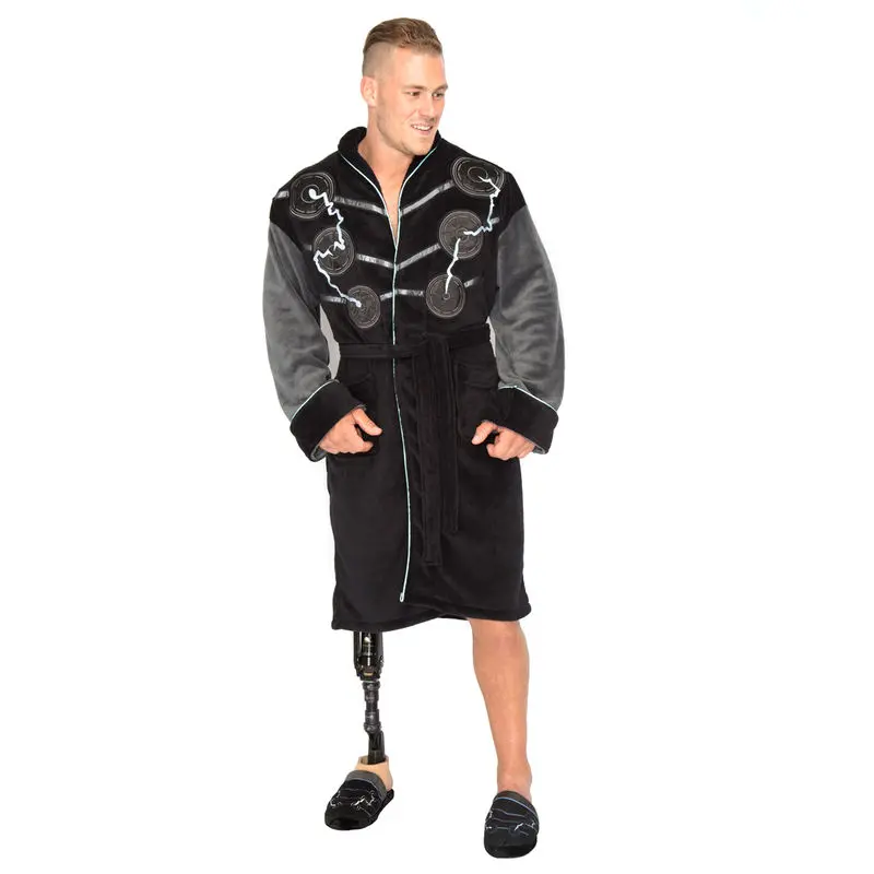 Marvel Avengers Infinity War Thor mens fleece bathrobe product photo