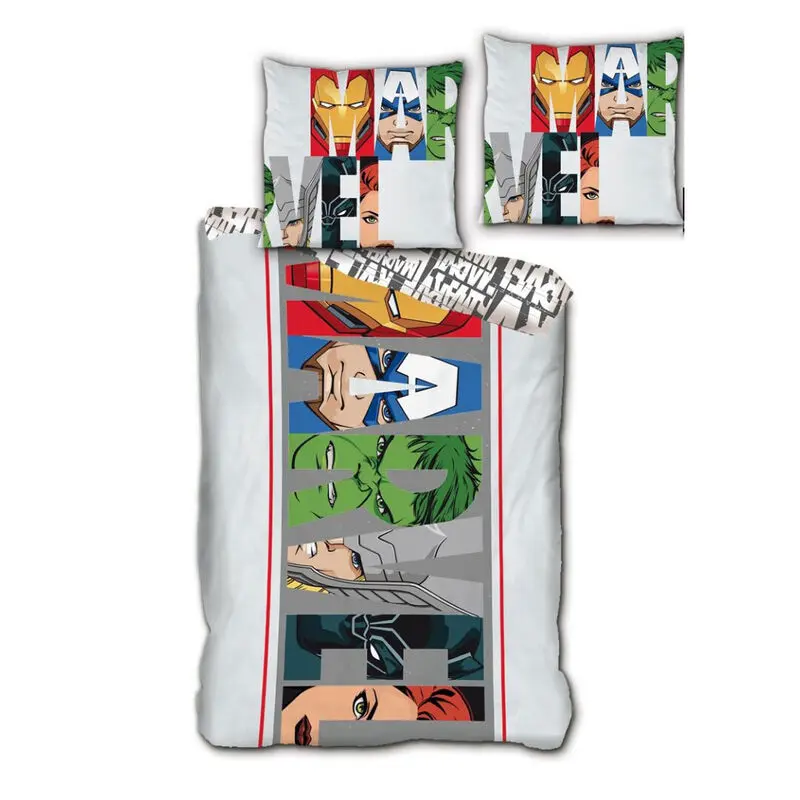 Marvel Avengers microfibre duvet cover bed 90cm product photo