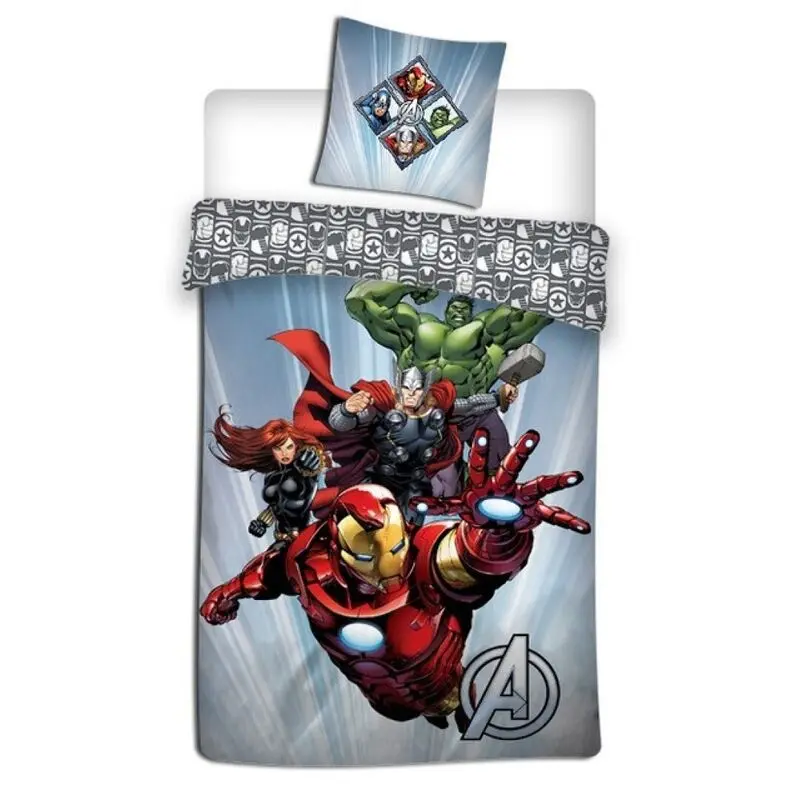 Marvel Avengers microfibre duvet cover bed 90cm product photo