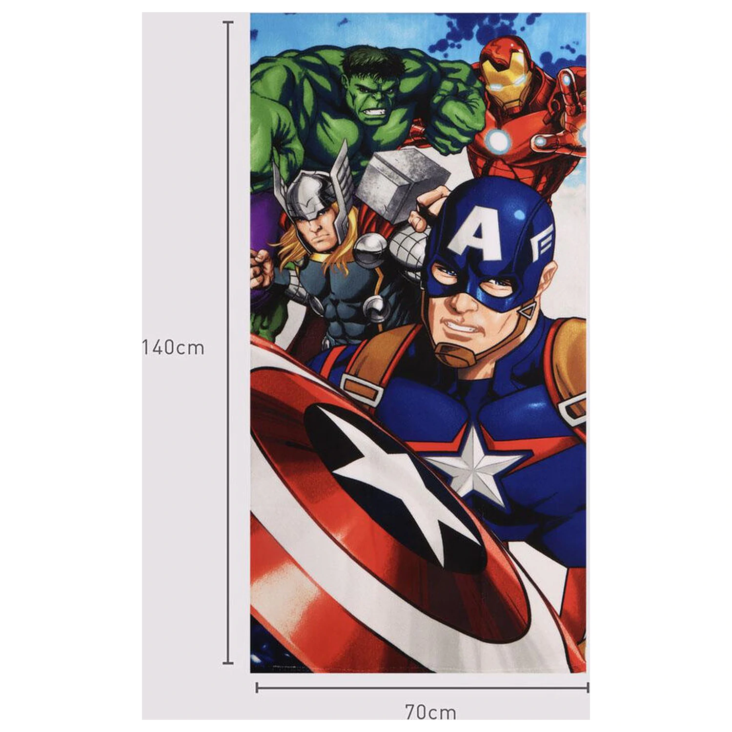 Marvel Avengers microfibre beach towel product photo