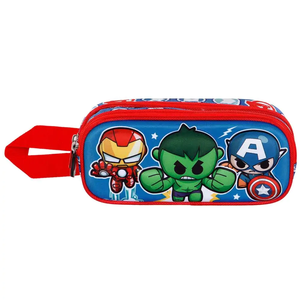 Marvel Avengers Mini Heroes 3D double pencil case product photo