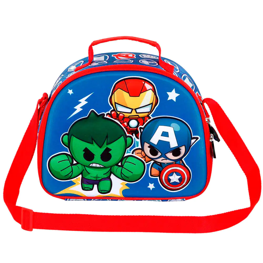 Marvel Avengers Mini Heroes 3D lunch bag product photo