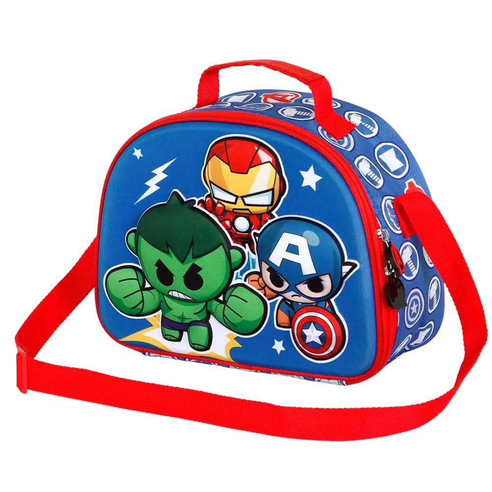 Marvel Avengers Mini Heroes 3D lunch bag product photo