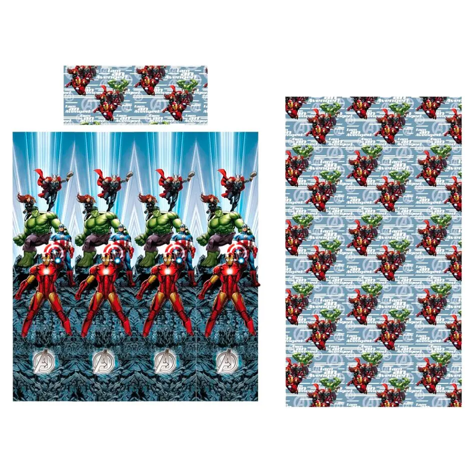 Marvel Avengers cotton sheets set bed 90cm product photo