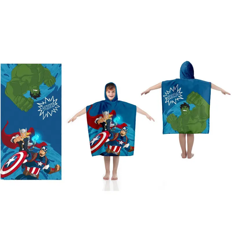 Marvel Avengers Cotton poncho towel product photo