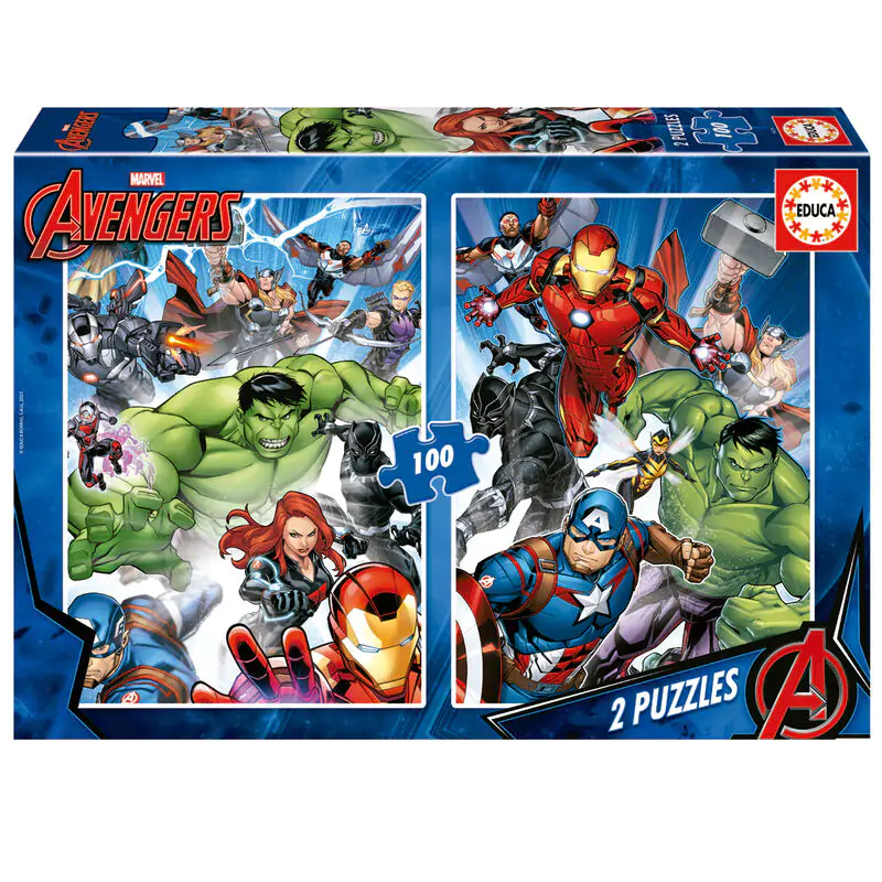 Marvel Avengers puzzle 2x100pcs product photo