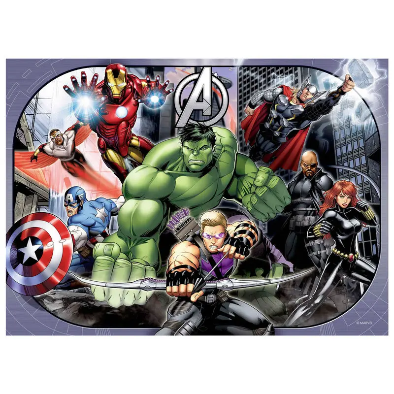 Marvel Avengers puzzle 4x100pcs product photo