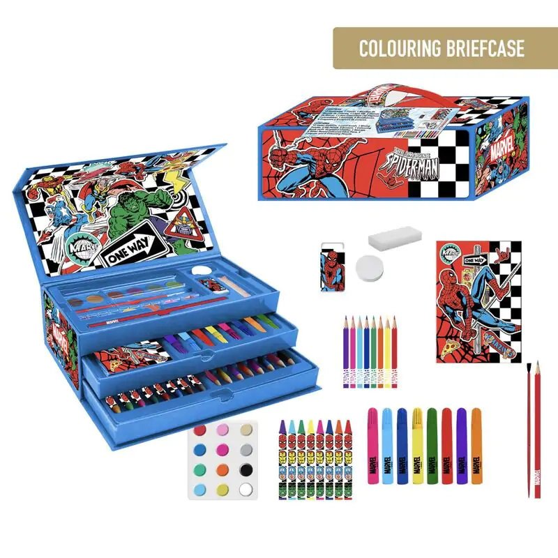 Marvel Avengers colouring stationery case termékfotó