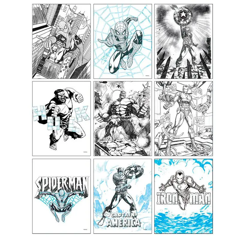 Marvel Avengers Colouring stationery set product photo