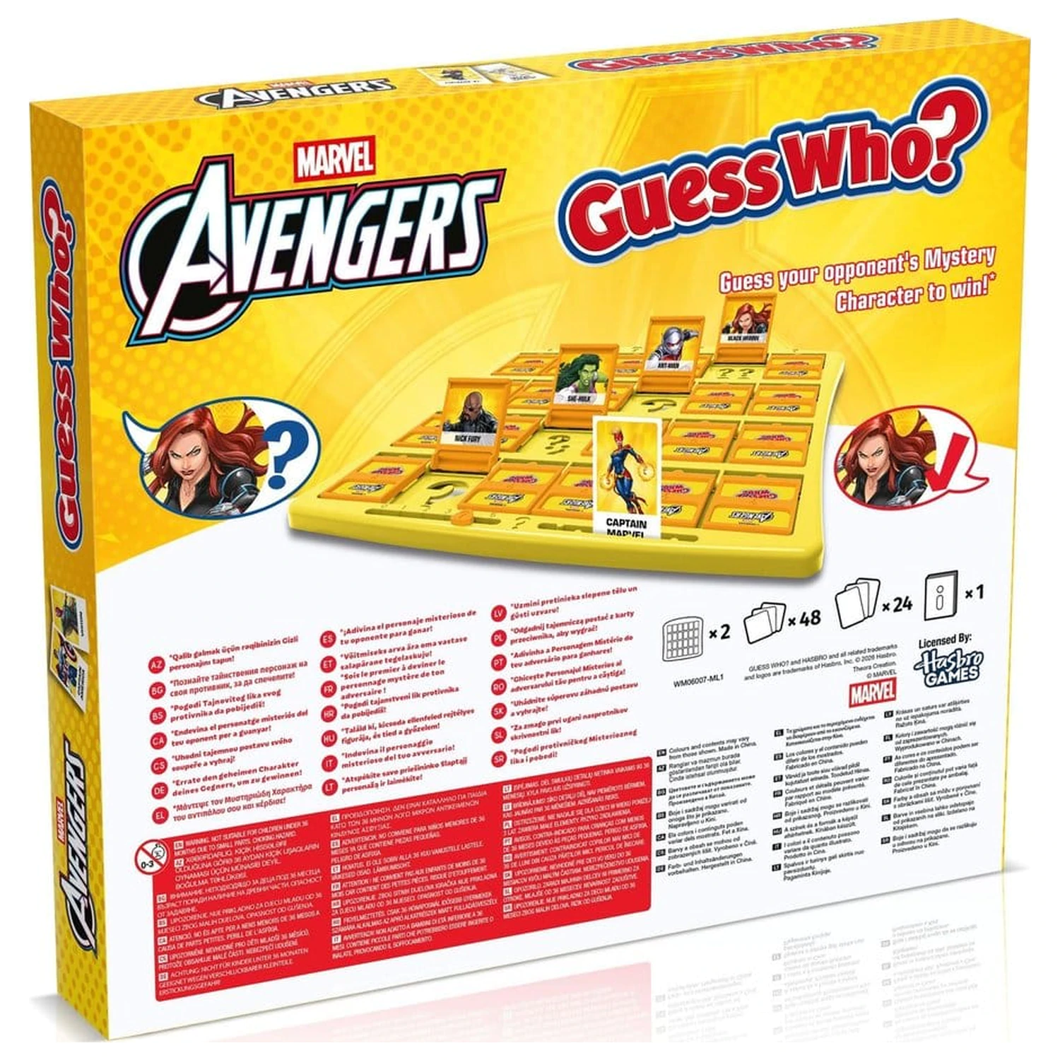 Marvel Board Game Guess Who? Avengers product photo