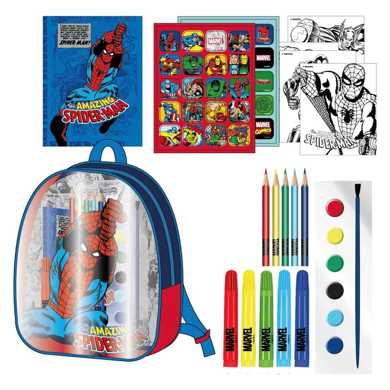 Marvel Avengers backpack stationery set product photo