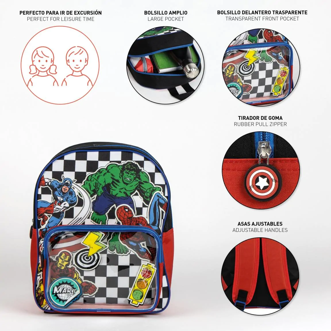 Marvel Avengers backpack 30cm product photo