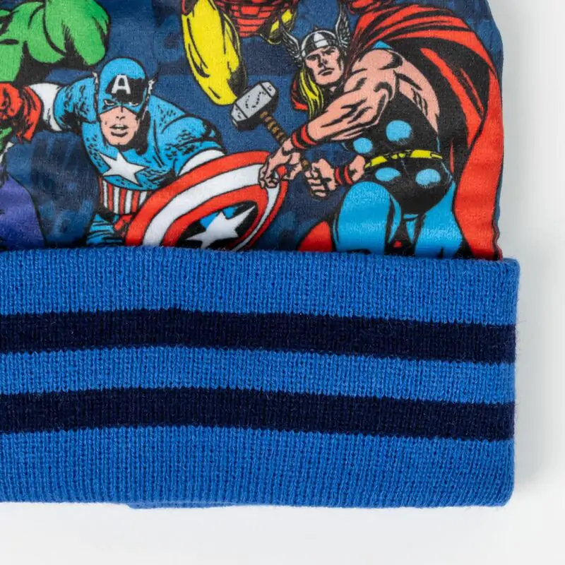 Marvel Avengers winter set snood hat gloves product photo