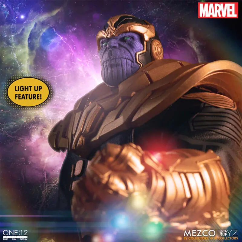 Marvel Universe Light-Up Action Figure 1/12 Thanos 21 cm product photo