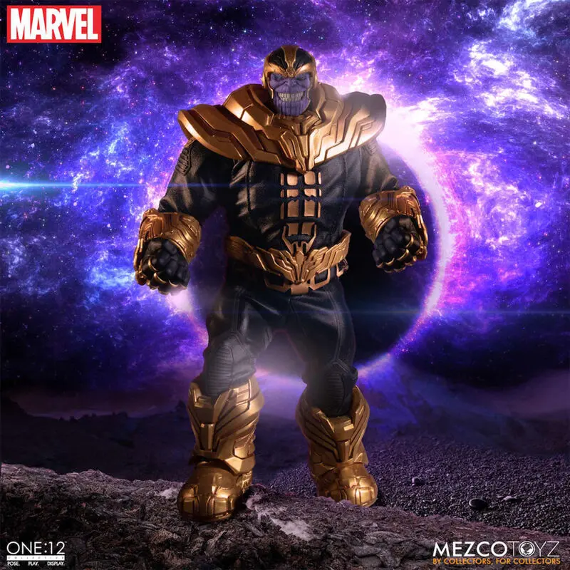 Marvel Universe Light-Up Action Figure 1/12 Thanos 21 cm product photo