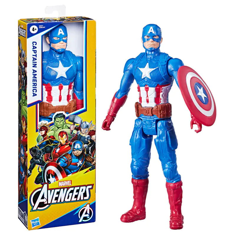 Marvel Avengers Titan Hero Captain America deluxe figure 30cm product photo