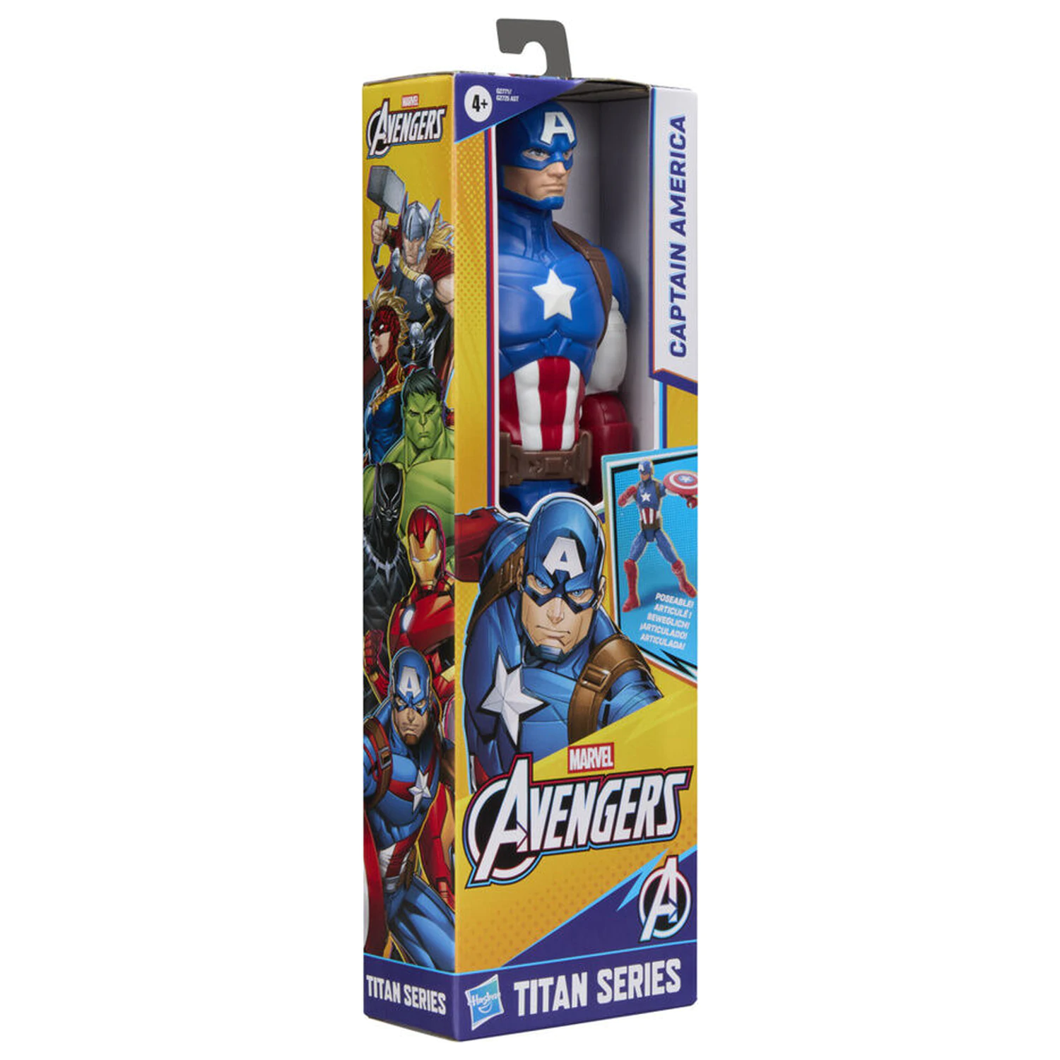 Marvel Avengers Titan Series Captain America figure 30cm product photo