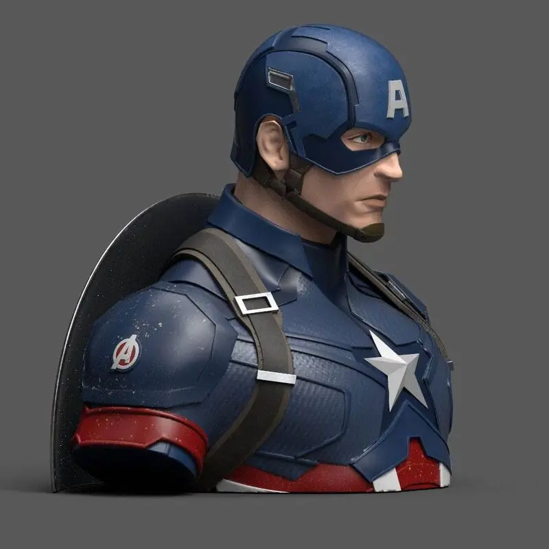 Marvel Avengers Endgame Captain America money box bust 20cm termékfotó