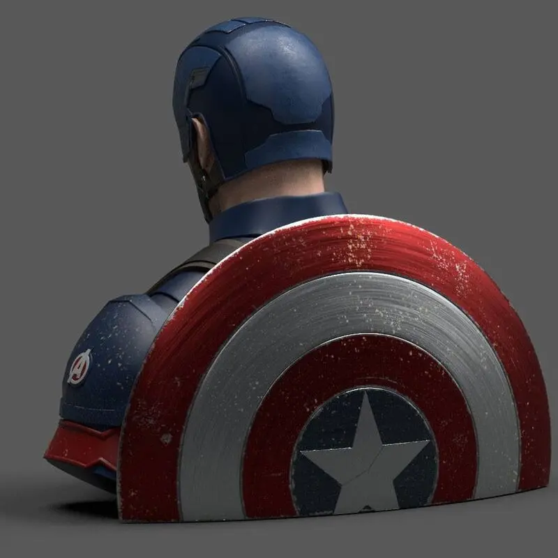 Marvel Avengers Endgame Captain America money box bust 20cm termékfotó
