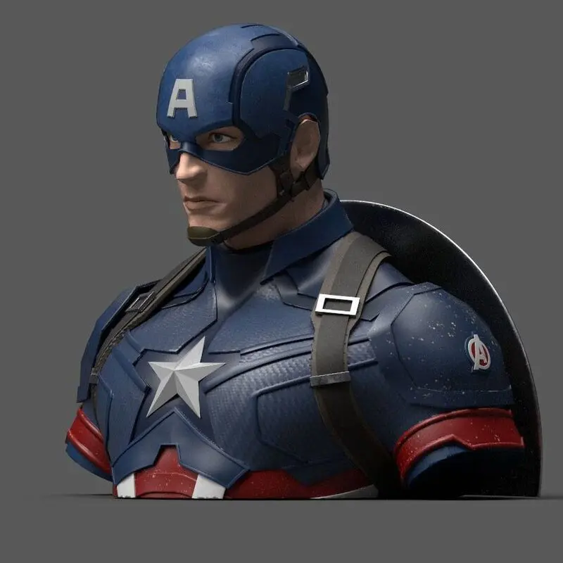 Marvel Avengers Endgame Captain America money box bust 20cm termékfotó