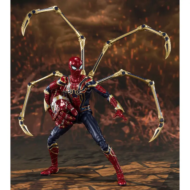 Marvel Avengers Endgame Iron Spider Final Battle figure 15cm product photo