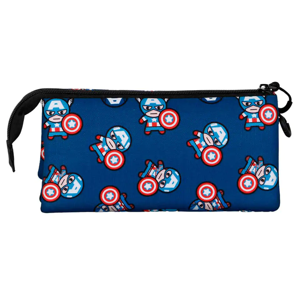 Marvel Captain America Plus Brave triple pencil case product photo
