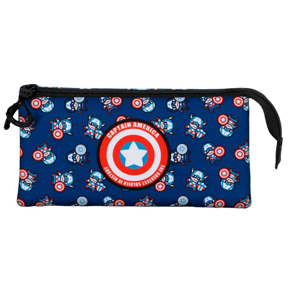 Marvel Captain America Plus Brave triple pencil case product photo