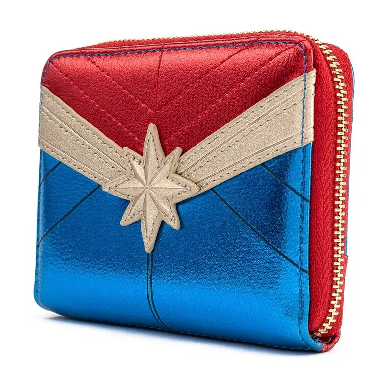 Loungefly Marvel Captain Marvel zip wallet product photo