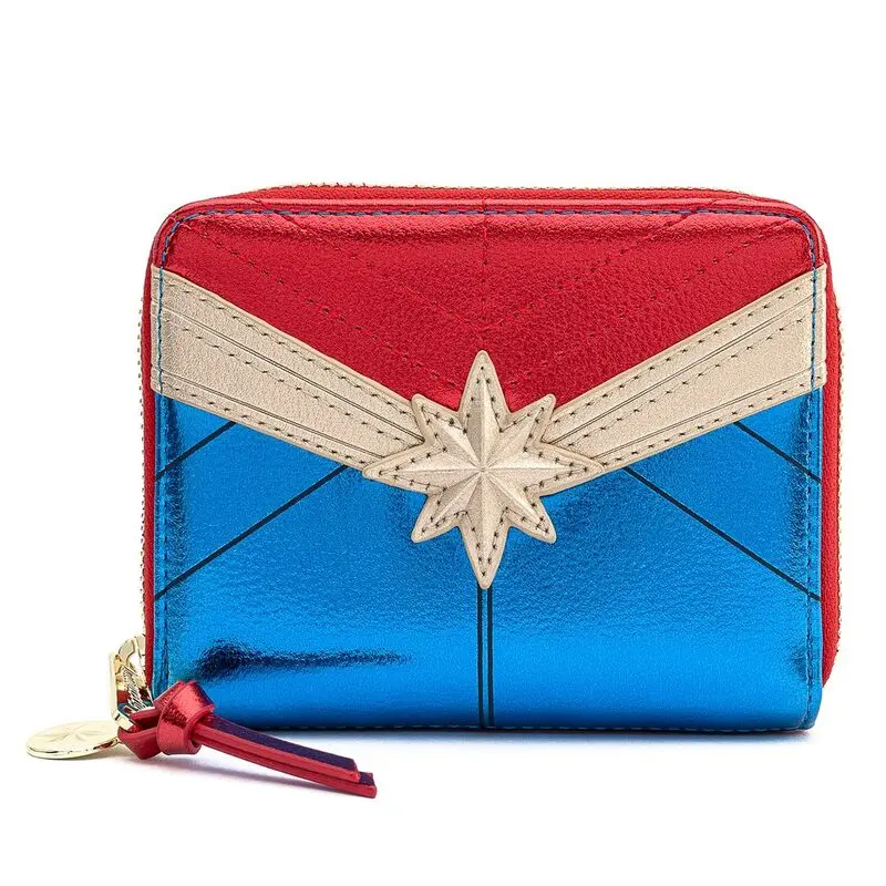Loungefly Marvel Captain Marvel zip wallet product photo