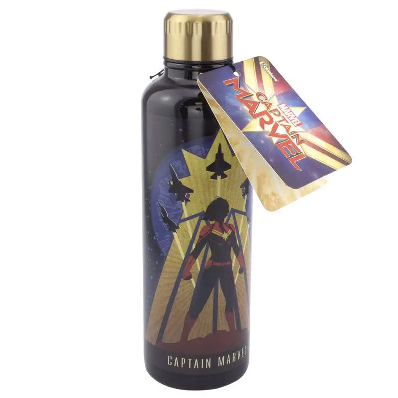 Marvel Captain Marvel metal bottle product photo