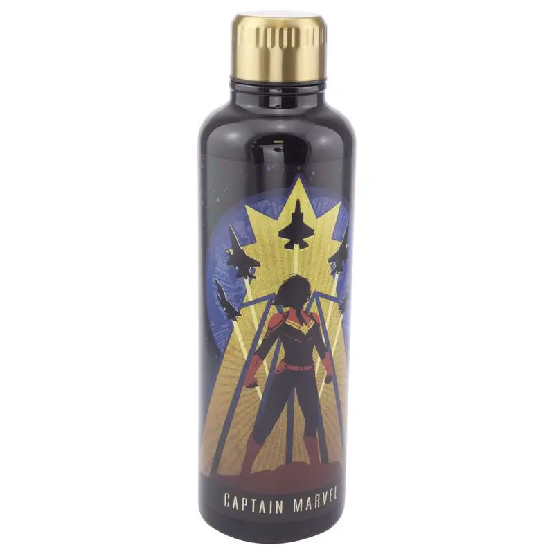 Marvel Captain Marvel metal bottle product photo