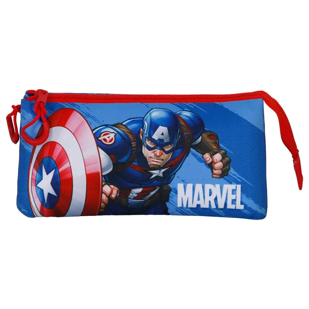 Marvel Captain Marvel Run triple pencil case product photo