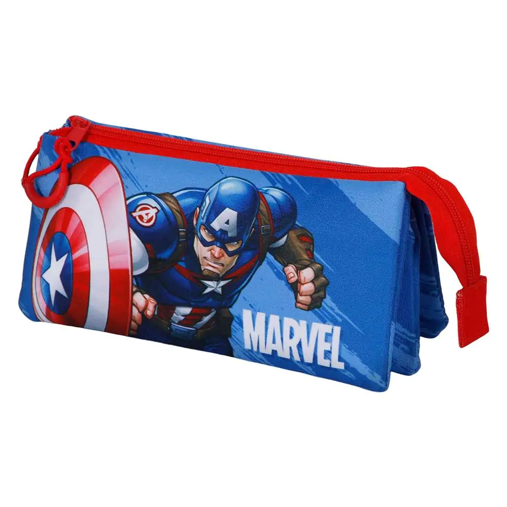 Marvel Captain Marvel Run triple pencil case product photo