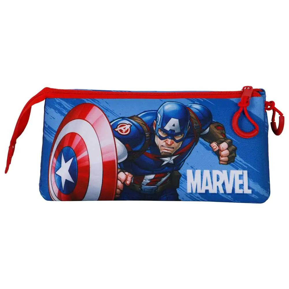 Marvel Captain Marvel Run triple pencil case product photo