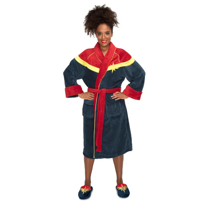 Marvel Captain ladies fleece bathrobe product photo