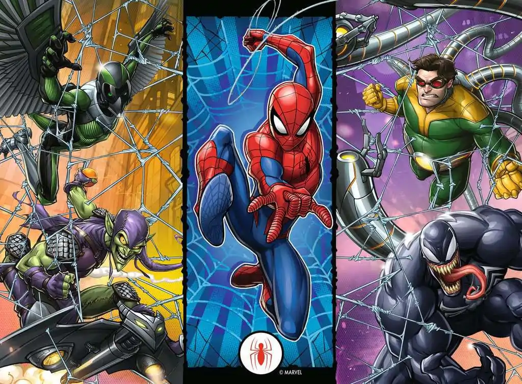 Marvel Children's Jigsaw Puzzle XXL The World of Spider-Man (300 pieces) product photo