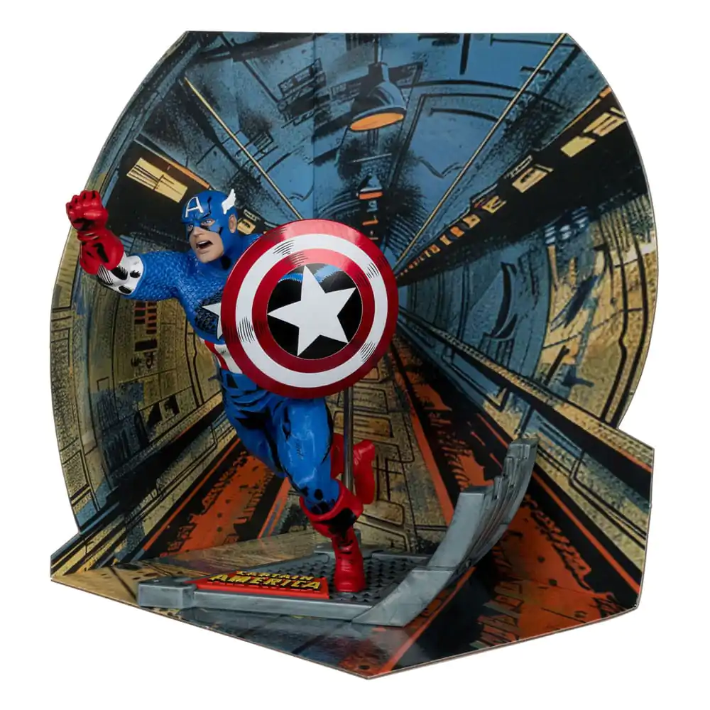 Marvel Collection PVC Statue 1/10 Captain America (Captain America #100) 12 cm termékfotó