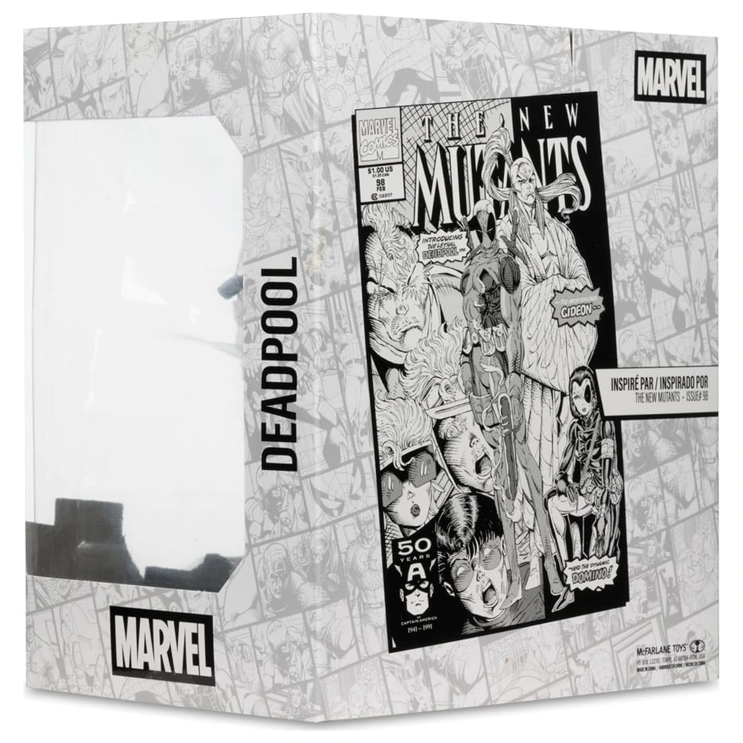 Marvel Collection PVC Statue 1/10 Deadpool (The New Mutants #98) (Line Art) (Gold Label) 17 cm product photo