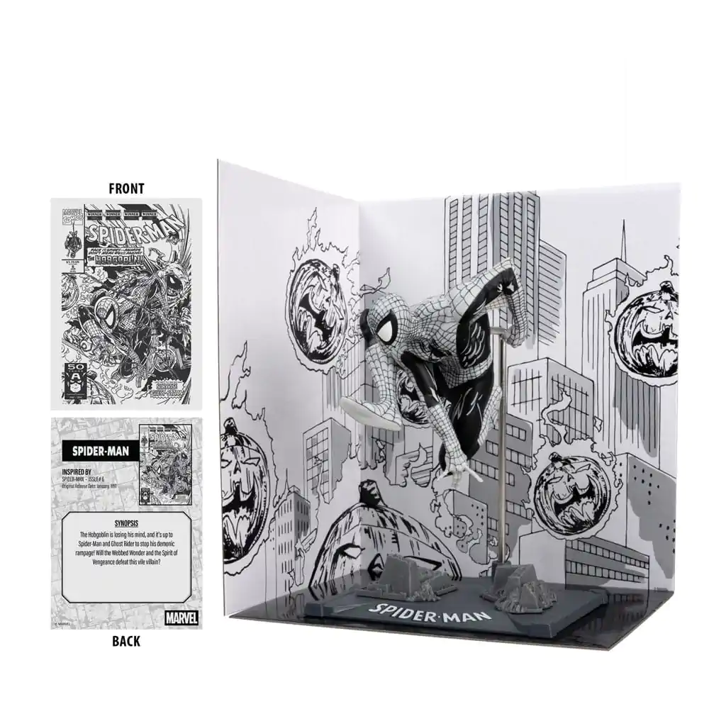 Marvel Collection PVC Statue 1/10 Spider-Man (Spider-Man #6)(Line Art)(Gold Label) 10 cm product photo
